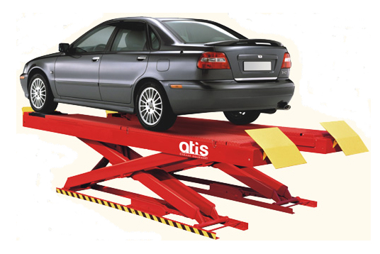 X730A Ножничный подъемник под сход развал, грузоподъемность 7.3 т.