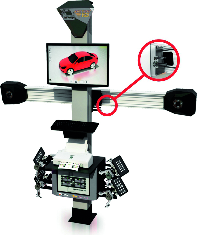 Стенд для регулировки углов развал-схождения ТЕМП HWA-V18