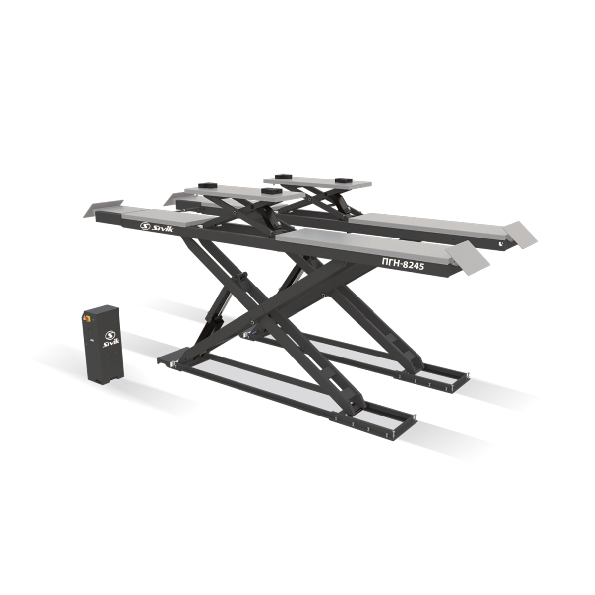 Ножничный электрогидравлический подъемник ПГН-8245 с люфт-детектором Sivik